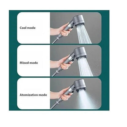 🚿 3 Modes Filtered High Pressure Shower Head | 3 أوضاع لرأس الدش عالي الضغط 💦✨