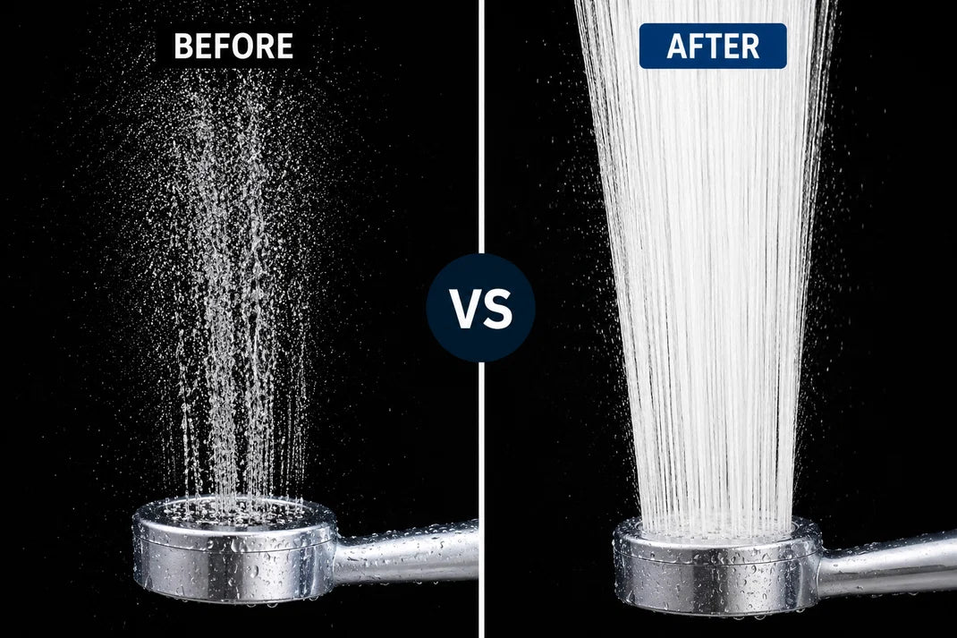🚿 3 Modes Filtered High Pressure Shower Head | 3 أوضاع لرأس الدش عالي الضغط 💦✨