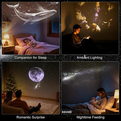 Portable Mini USB Starry Sky Projection Lamp | مصباح إسقاط السماء المرصعة بالنجوم المحمول USB