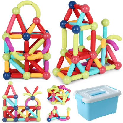 Magnetic Sticks DIY – Creative Building & Learning Toy | عيدان مغناطيسية للبناء والإبداع