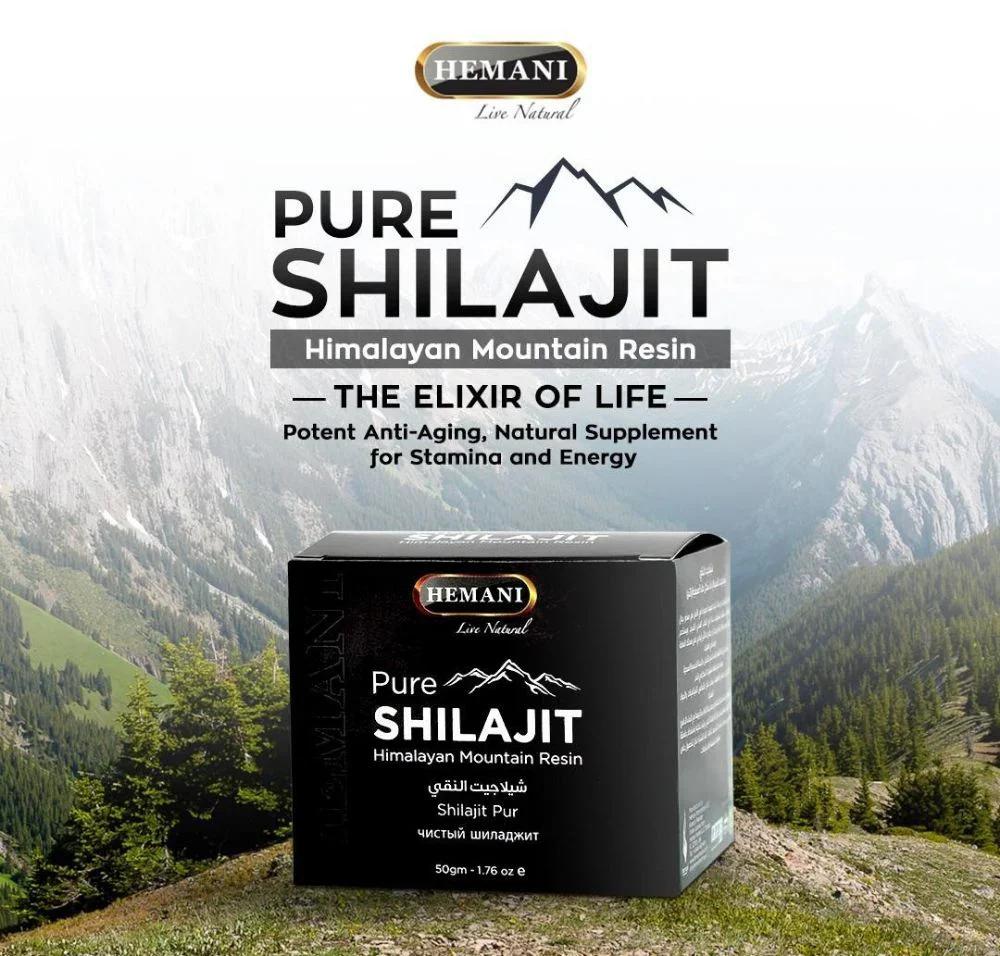 Hemani Pure Shilajit Himalayan Mountain Resin (50g) – Natural Energy & Stamina Booster