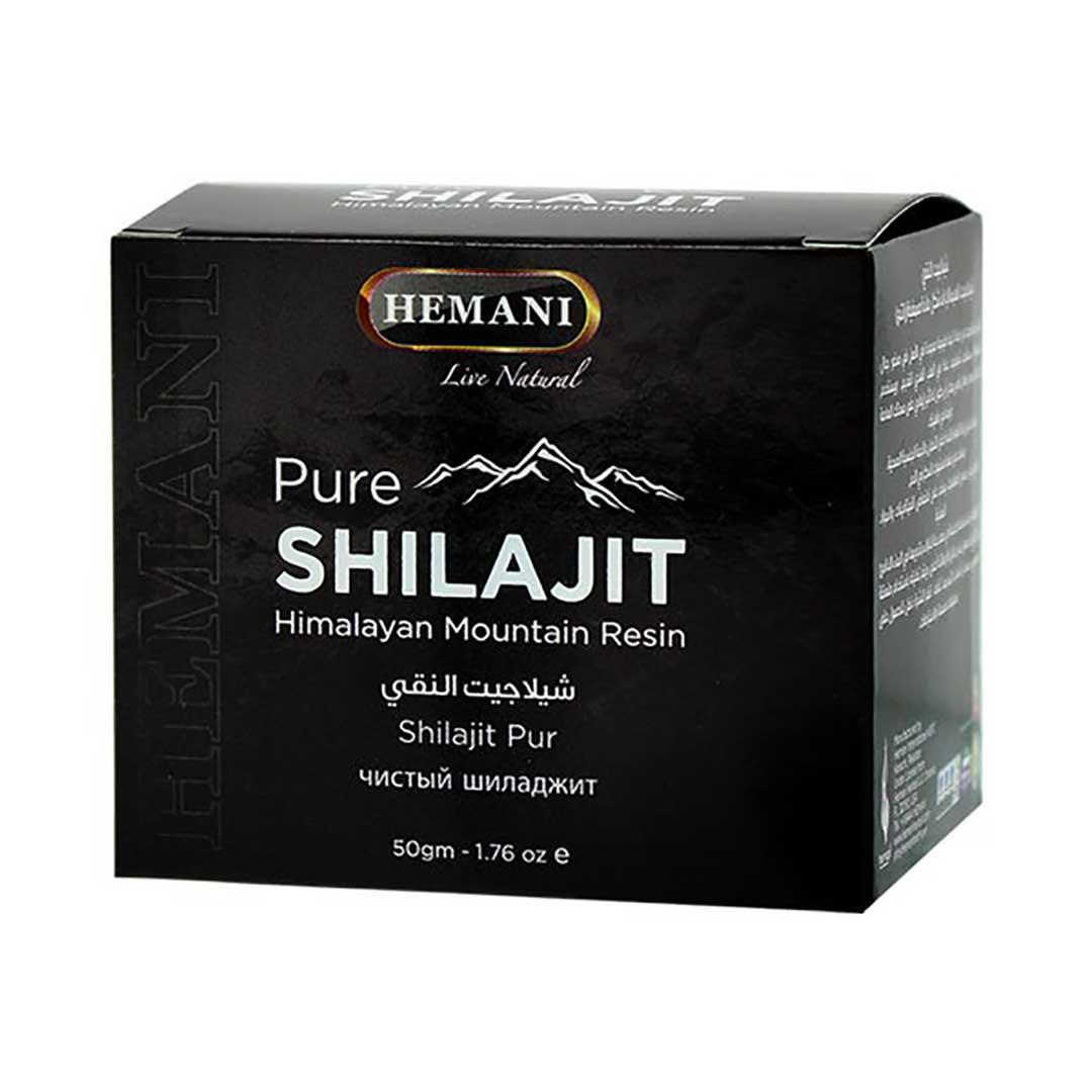 Hemani Pure Shilajit Himalayan Mountain Resin (50g) – Natural Energy & Stamina Booster