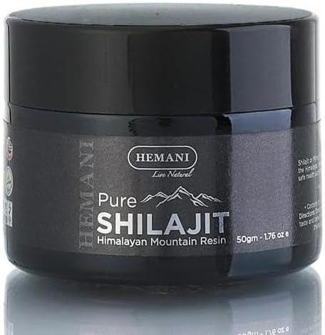 Hemani Pure Shilajit Himalayan Mountain Resin (50g) – Natural Energy & Stamina Booster