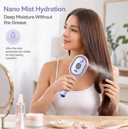 Electric Spray Retractable Air Cushion Comb Brush فرشاة شعر كهربائية 💖