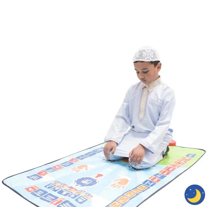 🕌 سجادة صلاة تعليمية للأطفال Educational Prayer Mat for Kids