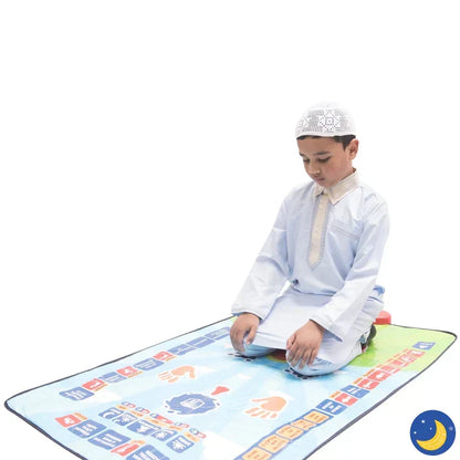 🕌 سجادة صلاة تعليمية للأطفال Educational Prayer Mat for Kids